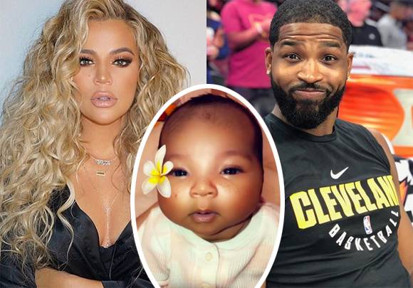Image result for khloe and tristan and true