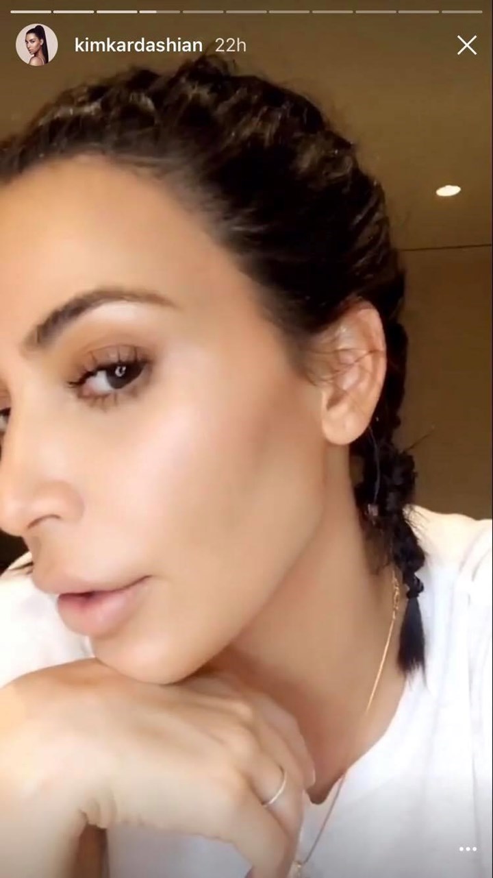 Kim Kardashian's natural hair | Girlfriend