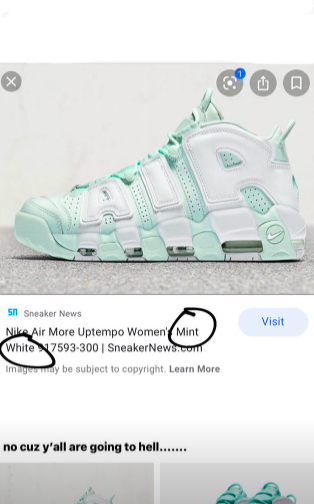 mint colored nikes