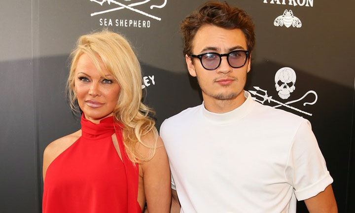 Pamela Anderson Makes A Rare Appearance With Her 21-Year-Old Son ...