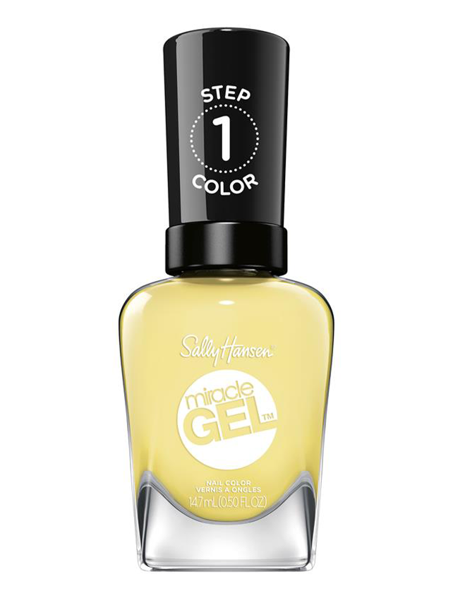 sally hansen butter yellow polish