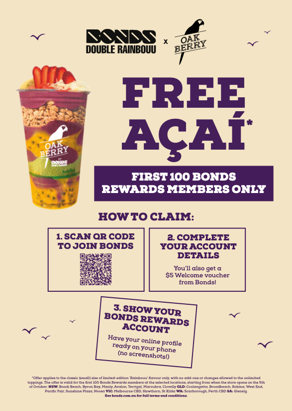 bonds x rainbouu oakberry 