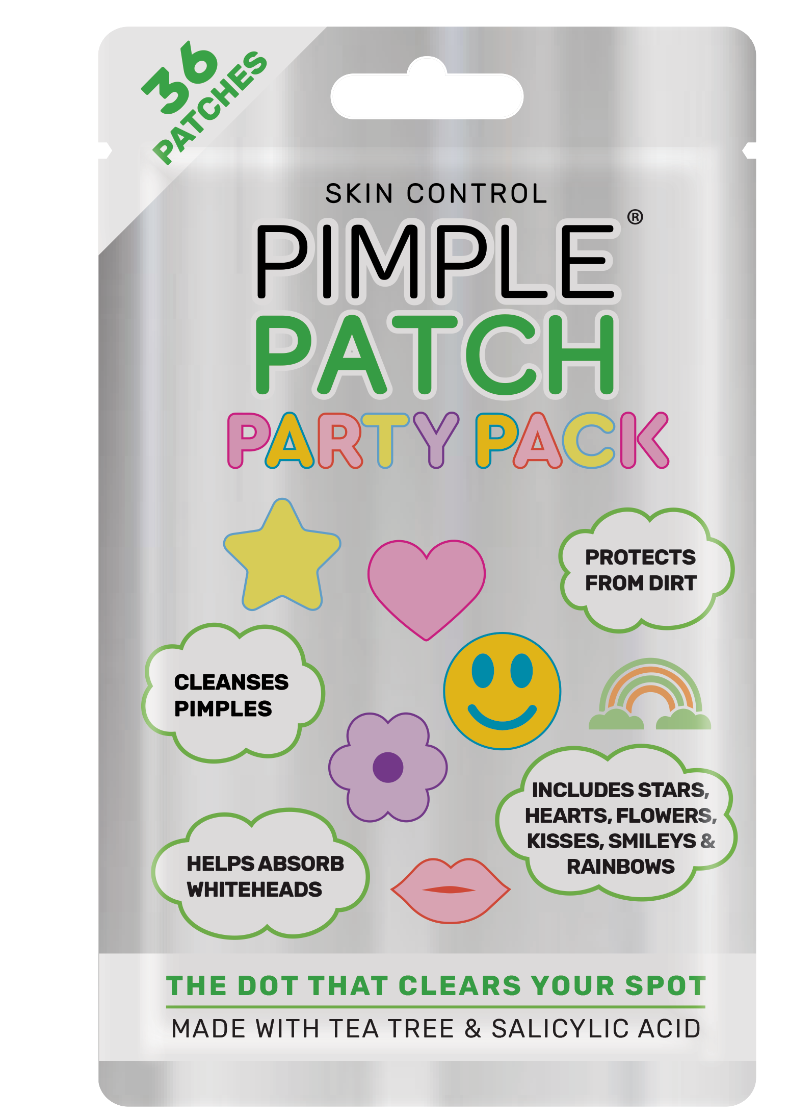 skin control party pimple patch