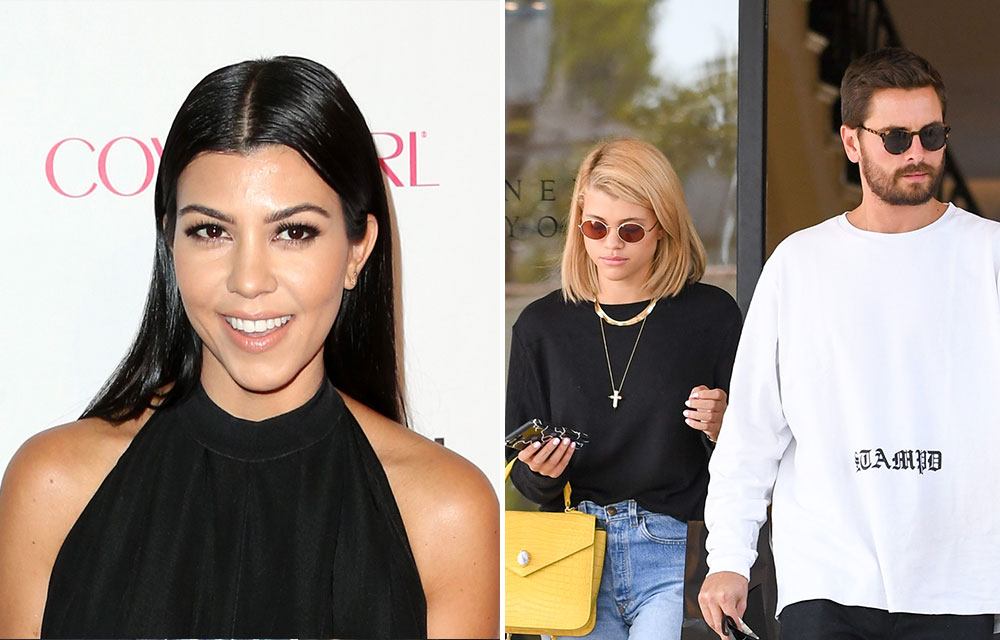Kourtney Kardashian And Scott Disick Fight Sofia Richie Halloween(02)